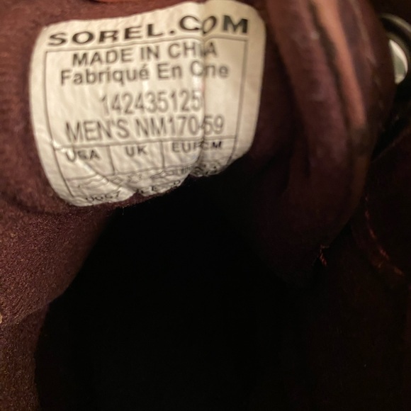 Sorel Cheyenne II Waterproof Leather Boots Color Tobacco/Black - Picture 7 of 11